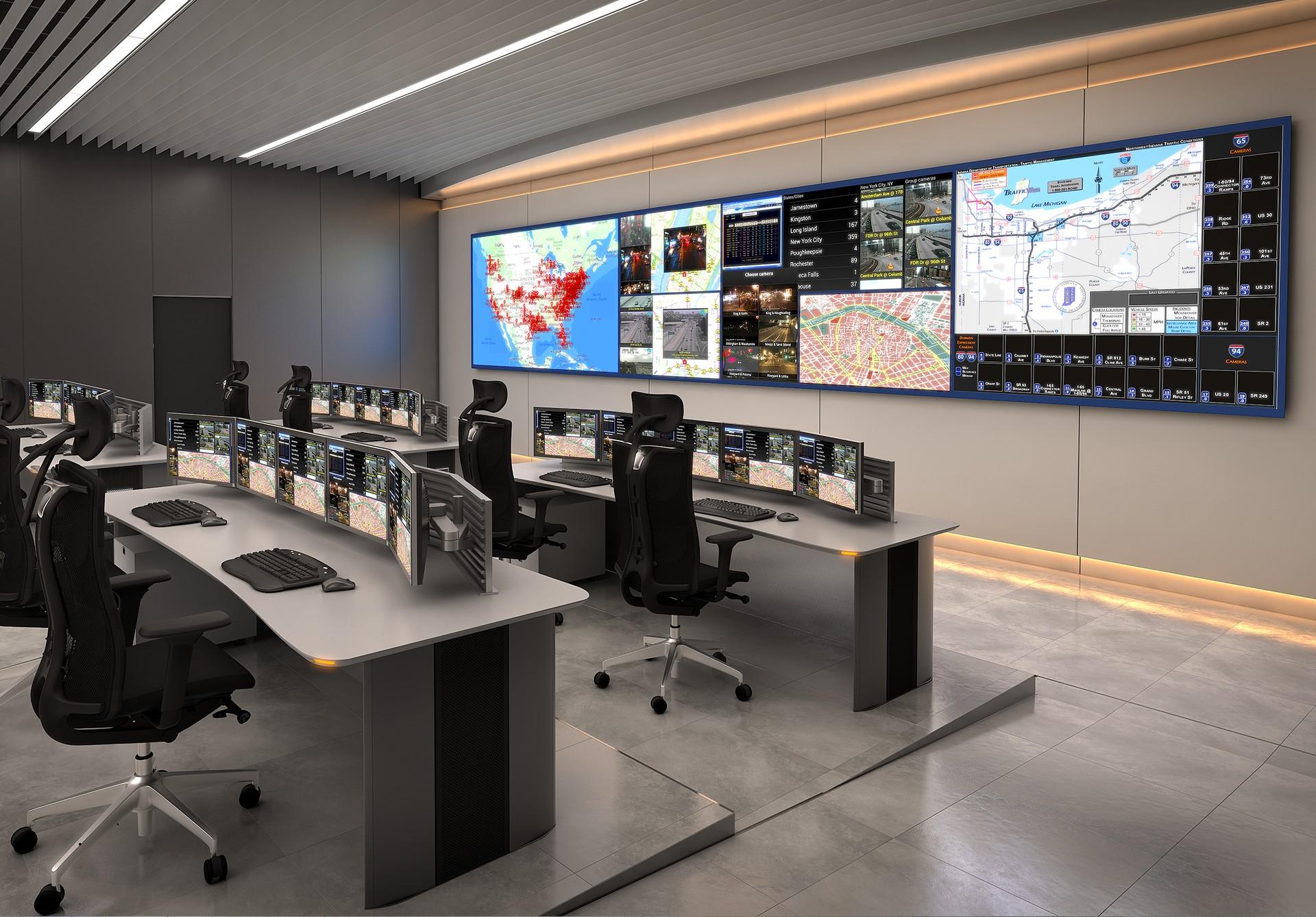Màn Hình Ghép Video Wall Cho Trung Tâm Điều Hành Chuyên Nghiệp